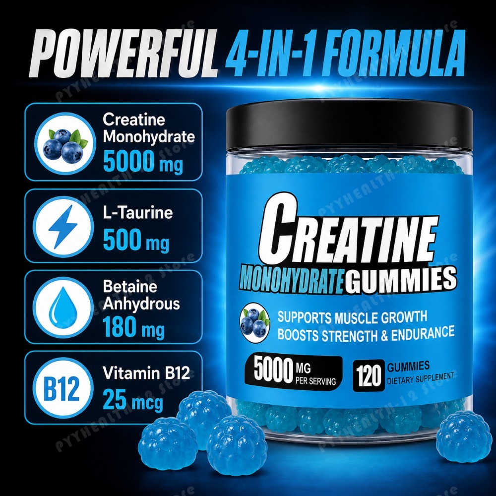 Creatine Monohydrate Gummies 5 - Pre Workout Supplement review and price