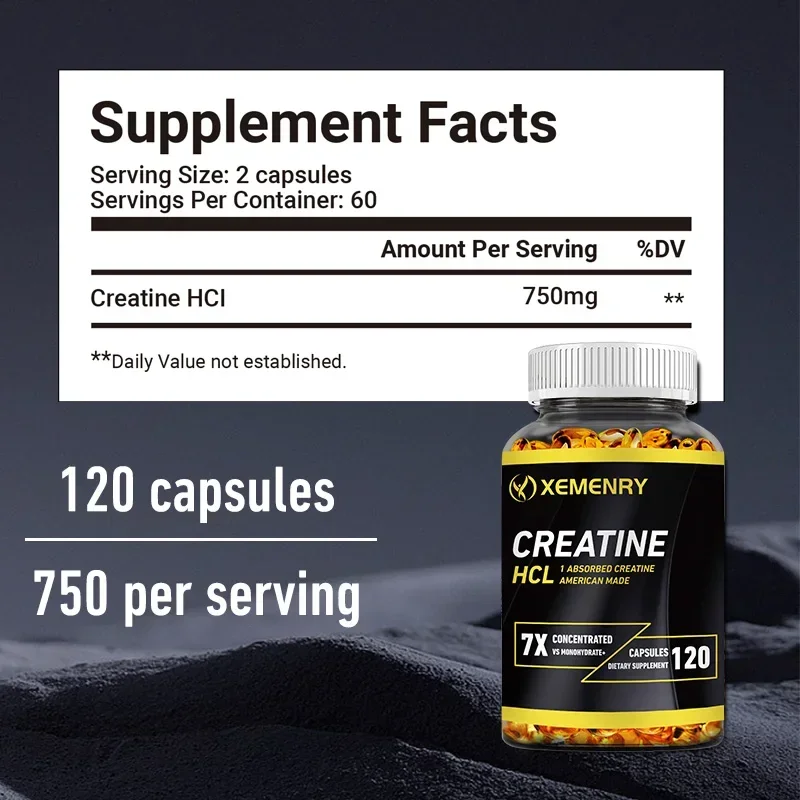 Creatine HCl Capsules - Pre-wo - Pre Workout Supplement review and price