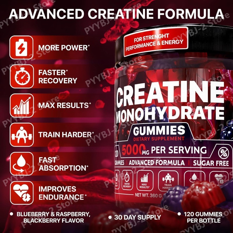 Creatine Monohydrate Gummies R - Pre Workout Supplement review and price