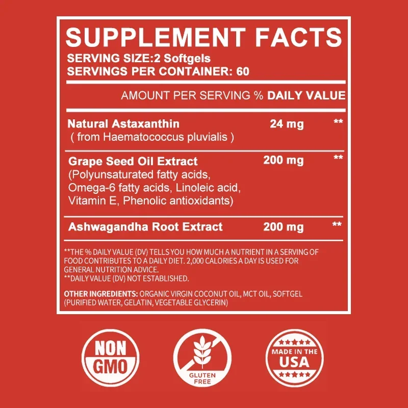 Astaxanthin - Promotes Cardiov - Pre Workout Supplement review and price