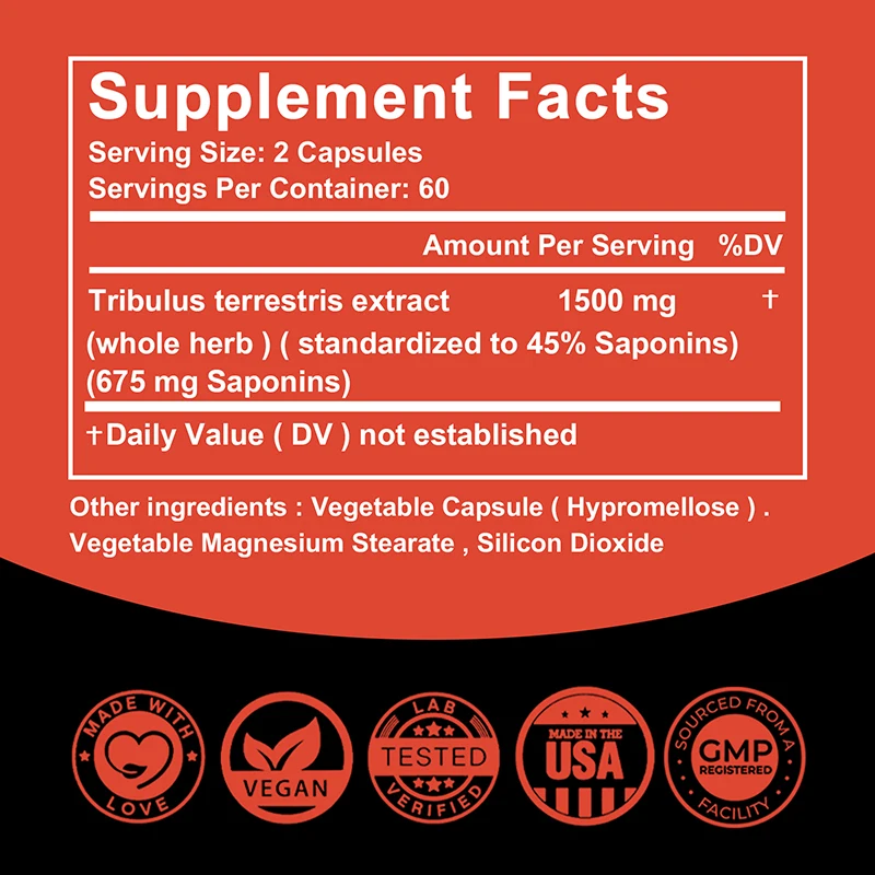 Tribulus Capsules - Lose Exces - Pre Workout Supplement review and price